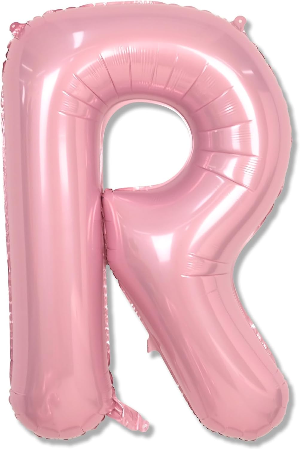 Big Letter Balloon - 40" Pastel Pink Mylar Helium Alphabet Customize Name Balloon, Self Inflating