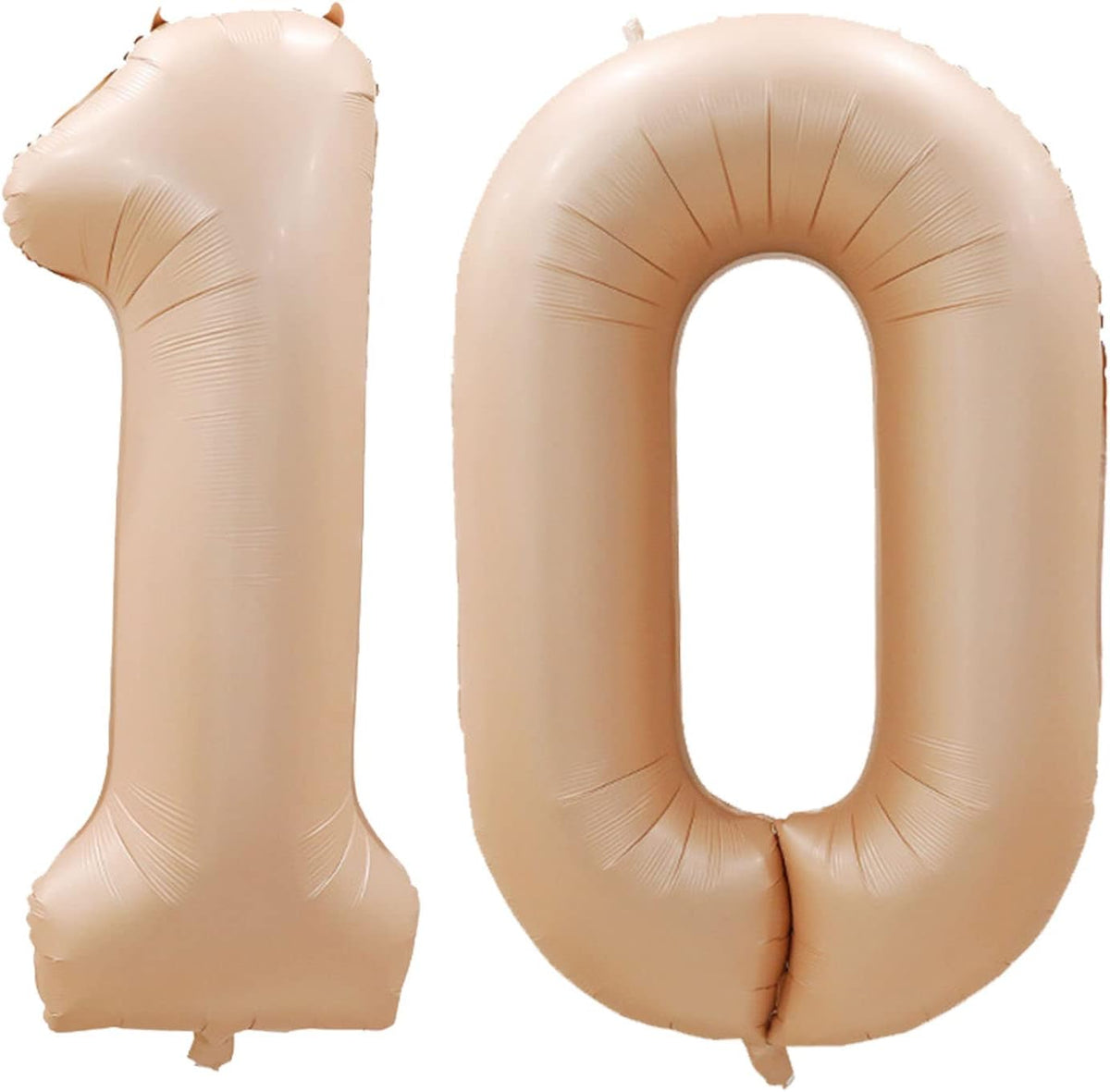 GOER Number 10 Balloons for 10th Birthday Party Decorations,42 Inch Jumbo Foil Helium Balloons for