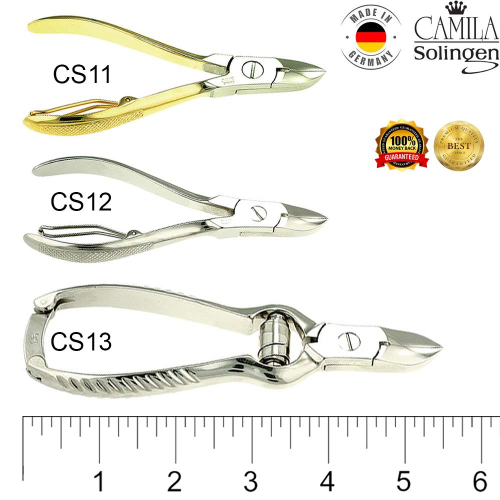 CS11 Professional 4" Fingernail Toenail Nipper/Clipper/Cutter for Manicure/Pedicure. Heavy Duty