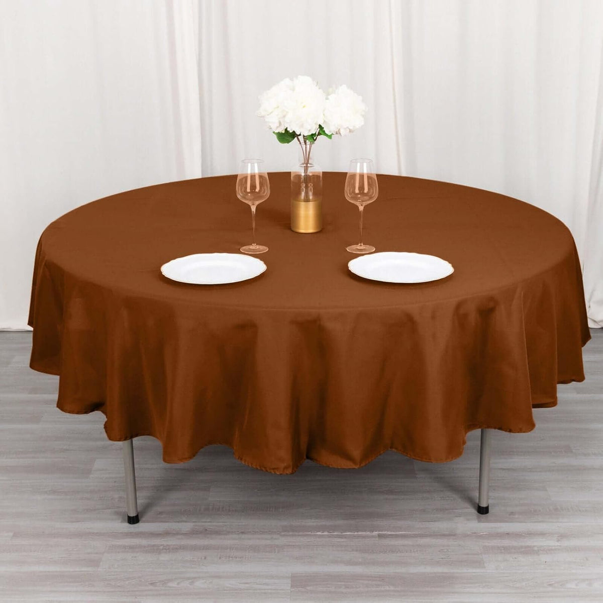 Efavormart Round Tablecloth, 90 Inch Stain & Wrinkle Resistant Washable Table Cloth, Decorative