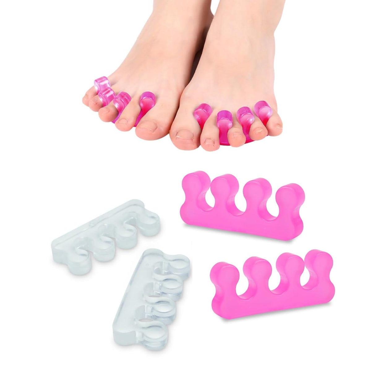 Toe Spacers for Women,Toe Separators for Women,Toe Separators Use for Separation of Toenails or