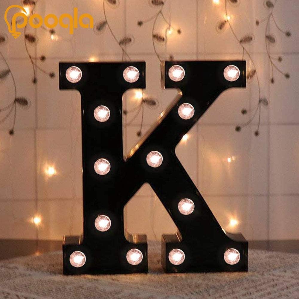Decorative LED Illuminated Letter Marquee Sign - Alphabet Marquee Letters with Lights For Wedding