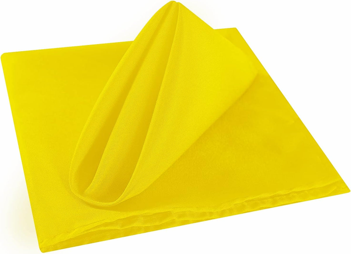 Cloth Napkins 20x20 inch Washable Polyester Dinner Napkins Soft Table Napkins for Wedding Party