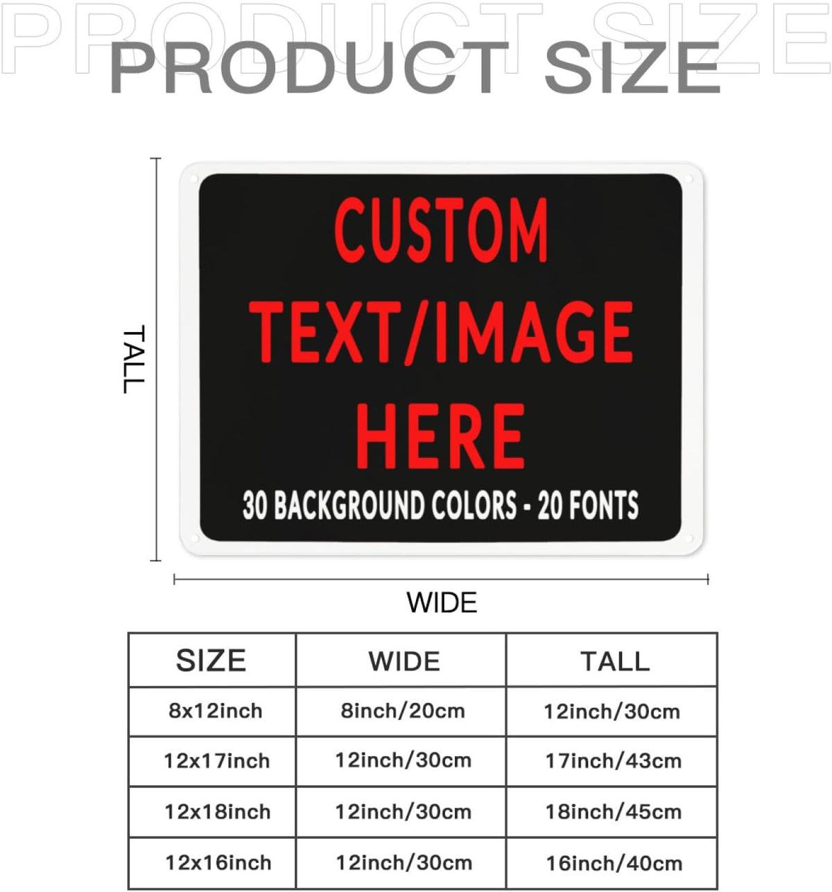 Custom Sign Personalized Custom Metal Sign, Customize For Office, Business, Workplace, Office