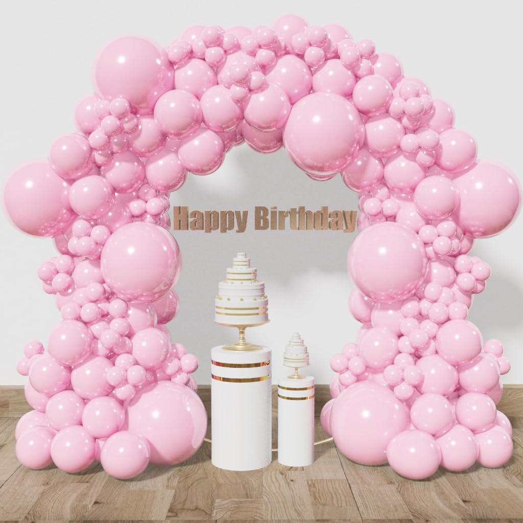 KAWKALSH Light Pink Balloon Arch Kit 111Pcs 18 12 5 Inch Latex Party Balloons Garland for Birthday
