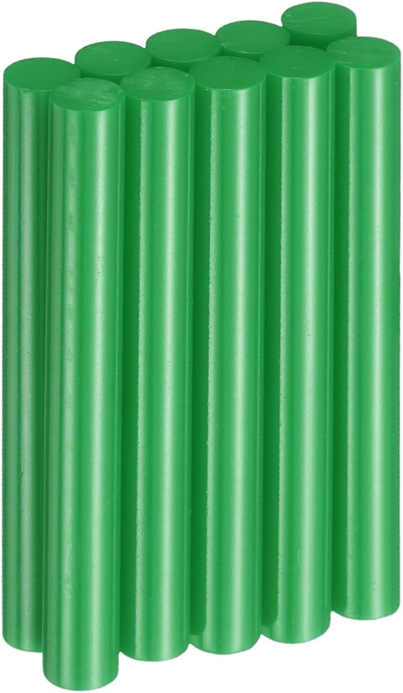 HARFINGTON 10pcs Hot Glue Sticks 0.43" Dia x 3.94" Long EVA Mini Hot Melt Adhesive Glue Stick for