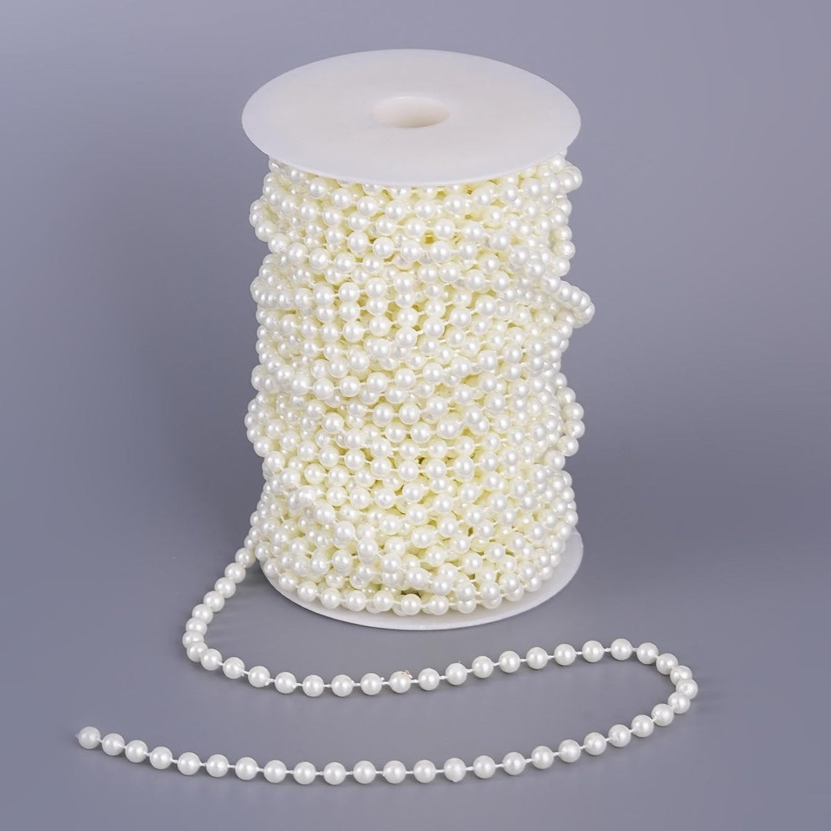 27 Yards/82 Feet Pearl Garland Craft String Pearls, Faux Pearl for Wedding Party Decoration