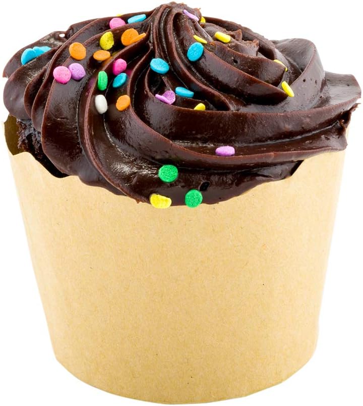 Restaurantware Panificio Premium 3 oz Kraft Paper Mini Baking Cup: Paper Baking Cups Perfect for