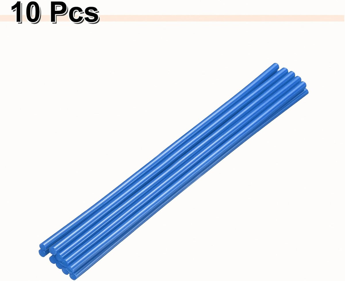 HARFINGTON 10pcs Hot Glue Sticks 0.28" Dia x 11.81" Long EVA Mini Hot Melt Adhesive Glue Stick for