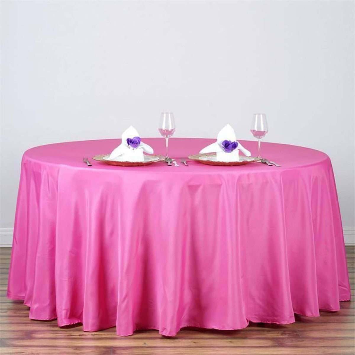 Efavormart Round Tablecloth, 120 Inch Stain & Wrinkle Resistant Washable Table Cloth, Decorative