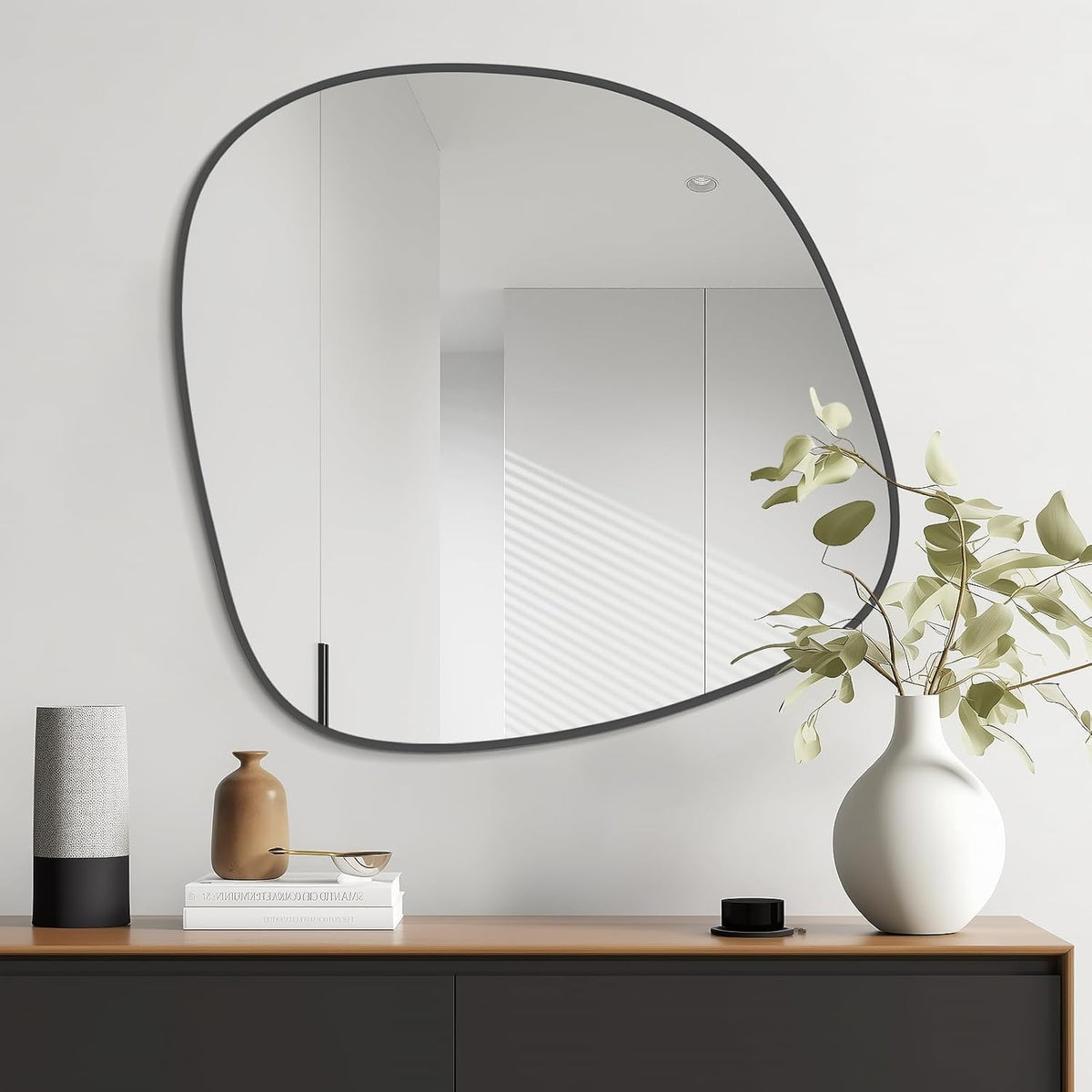 WallBeyond Asymmetrical Mirror, Irregular Wall Mirror, Wall Mirrors Decorative for Bedroom Living