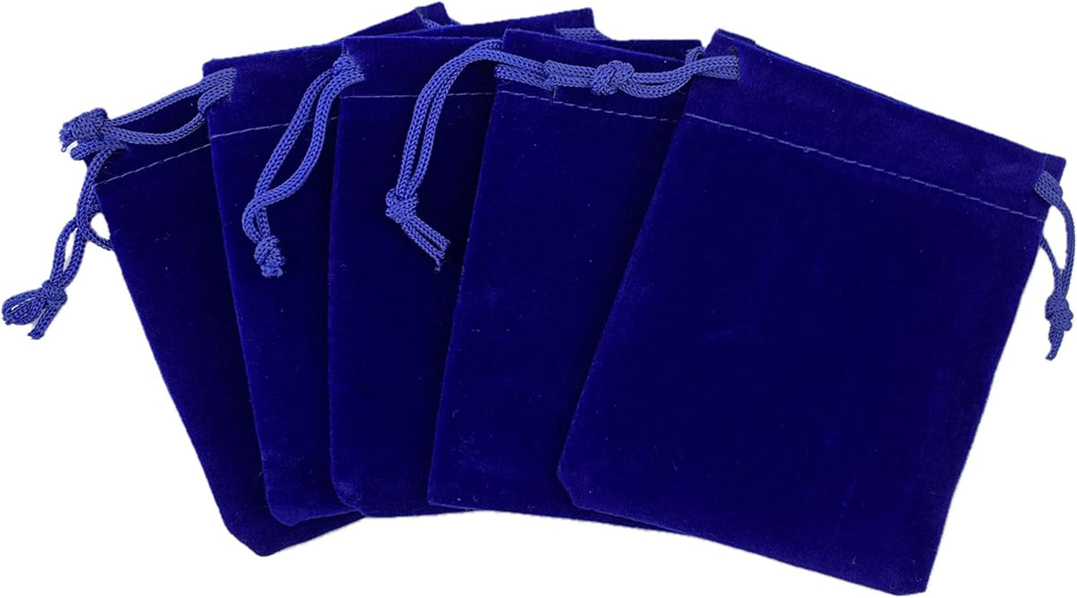 Palmhomee Pack of 48 3x4 Inch Velvet Drawstring Bags Gift Bag Velvet Pouch For Jewelry Wedding and