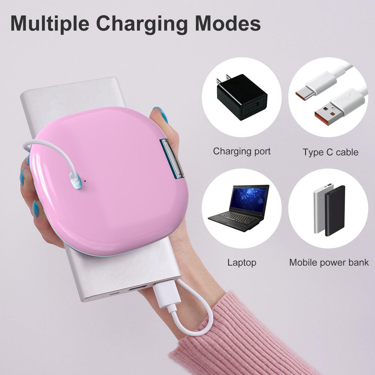 Mocado Compact LED Travel Makeup Mirror - 4 Inches 1X/10X Magnification Travel Mirror with Light