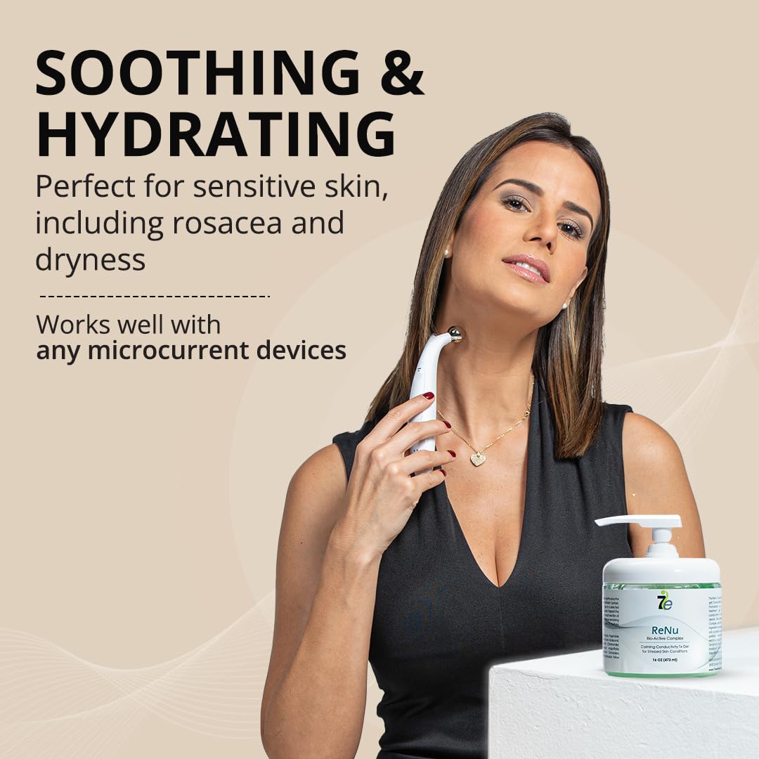 7eWellness Myolift ReNu Conductive Gel for Microcurrent, Renu Microcurrent Conductive Gel for Face