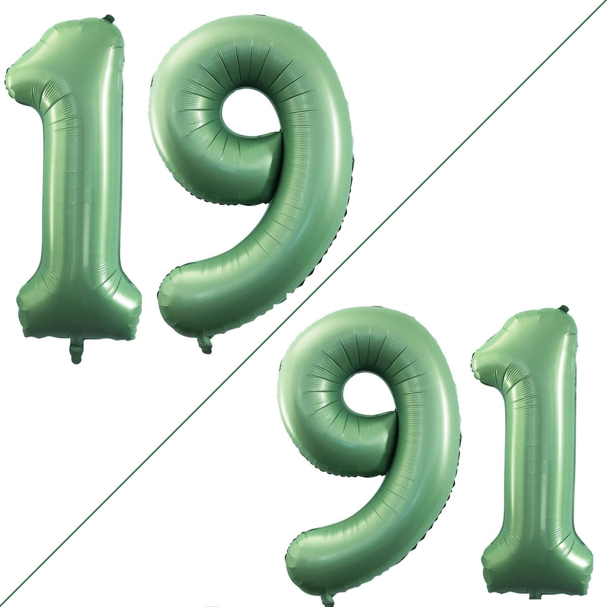 GOER Number 19 Balloons for 19th Birthday Sweet 19 Party Decorations,42 Inch Jumbo Foil Helium 91