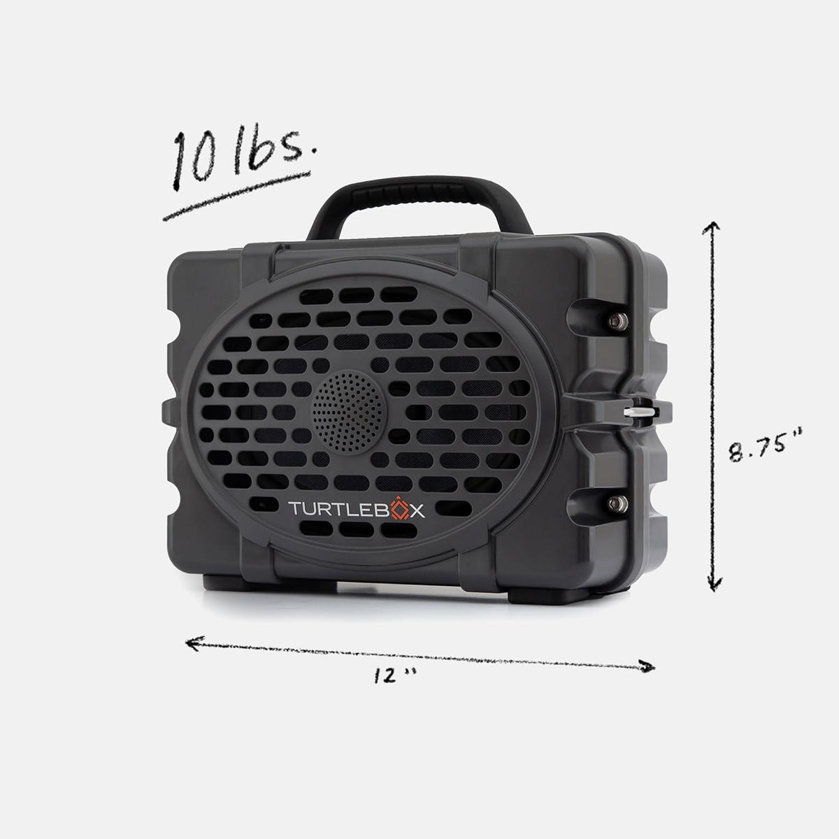 Turtlebox Original Gen 3: Portable Outdoor Bluetooth Speaker – Ultra-Loud (120dB), Waterproof
