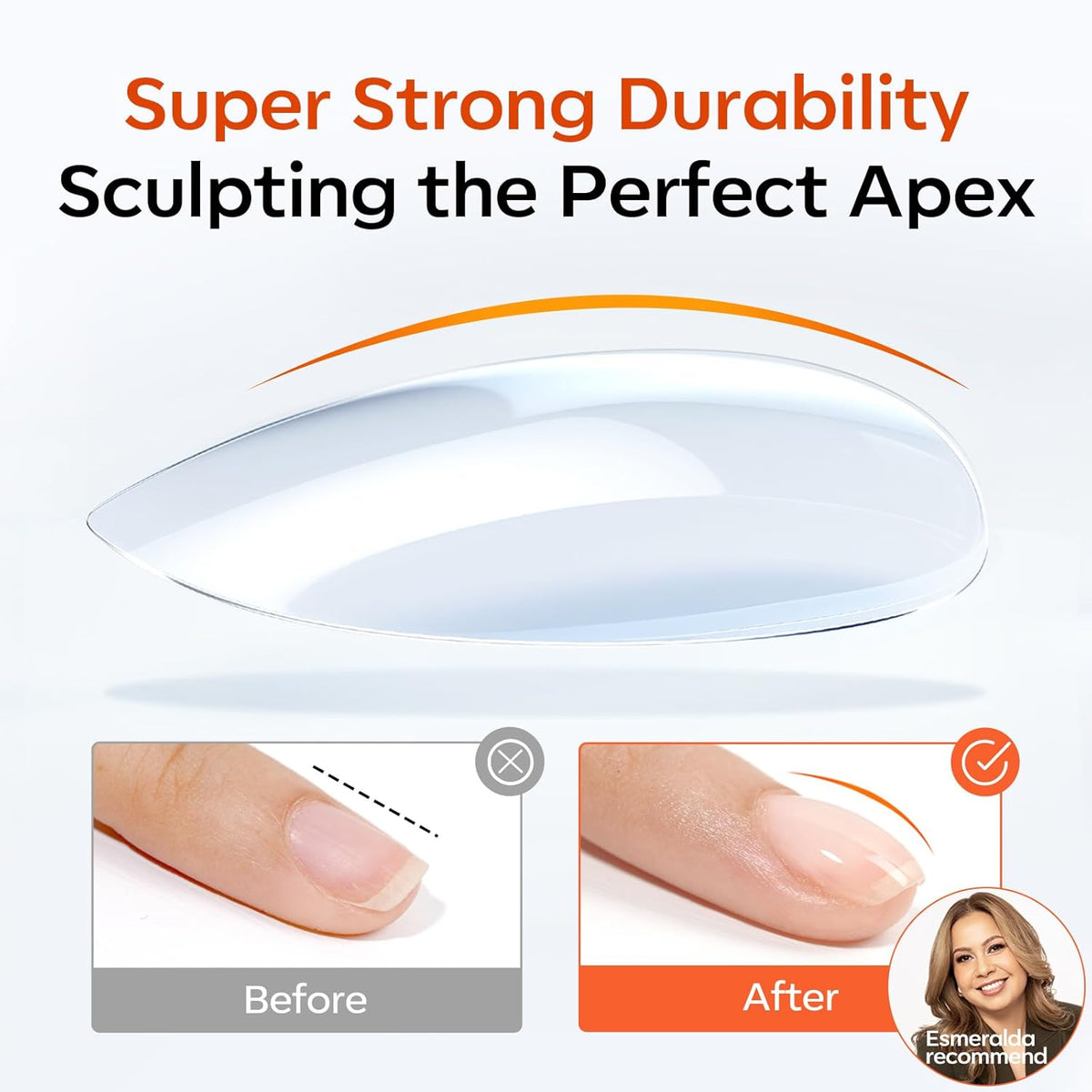 modelones Rubber Builder Gel Base and No Wipe Top Coat Set, 2Pcs Rubber Base and Clear Top Coat Gel
