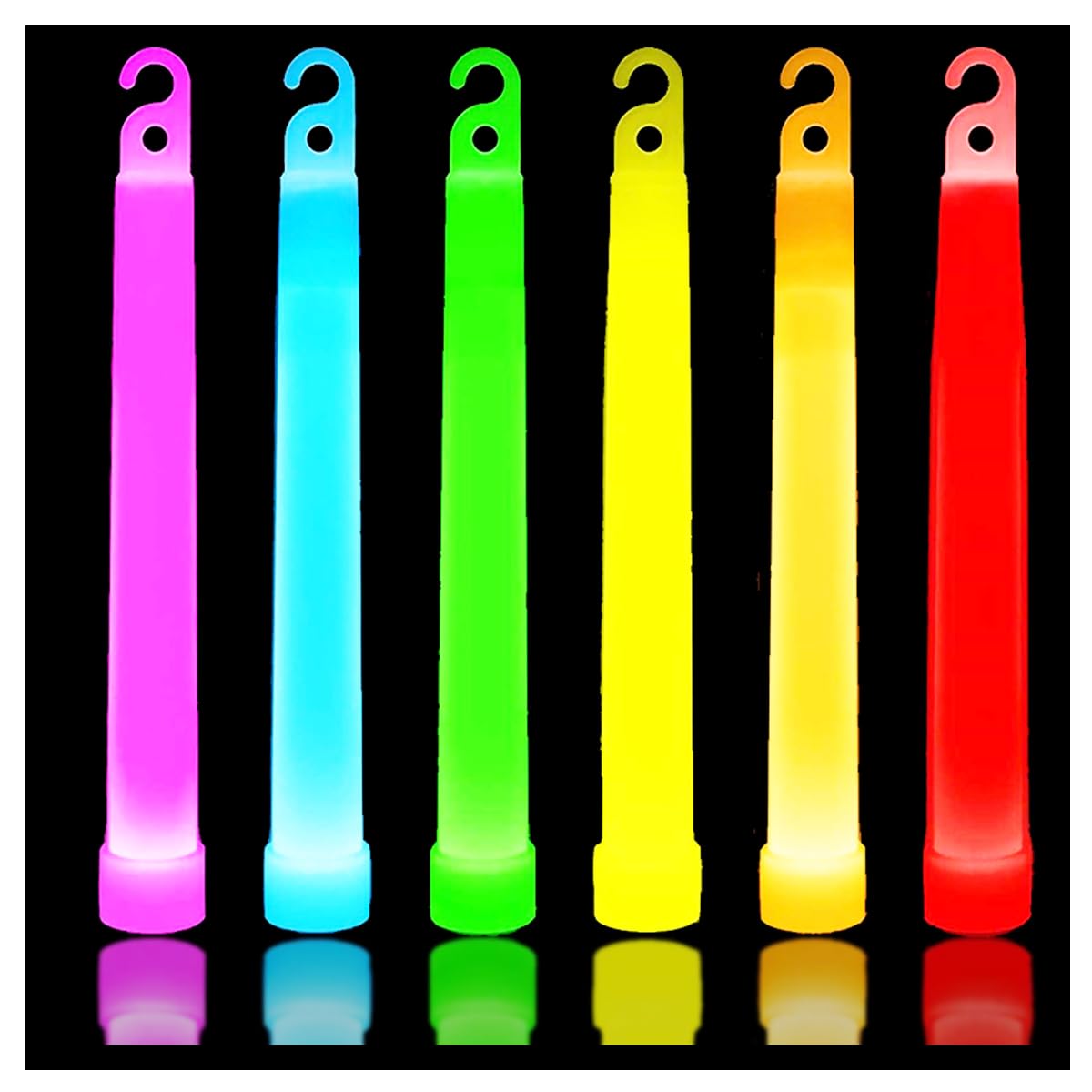 Glow Sticks in The Dark Party Supplies, 12 Hours Duration Emergency Glow Sticks Bulk Party Pack