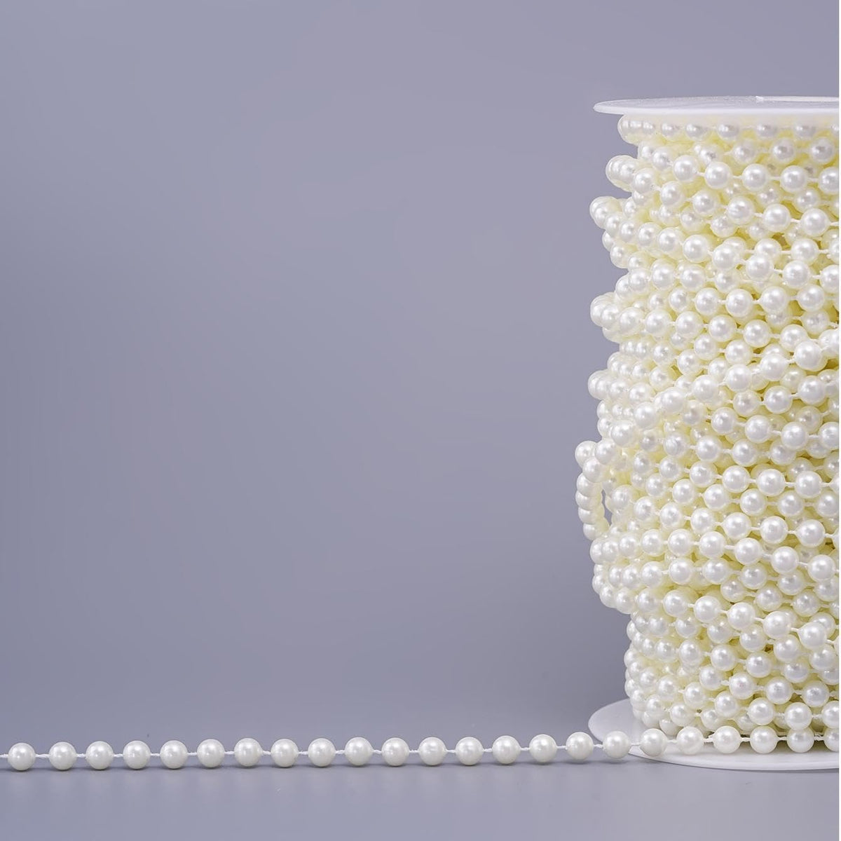 27 Yards/82 Feet Pearl Garland Craft String Pearls, Faux Pearl for Wedding Party Decoration