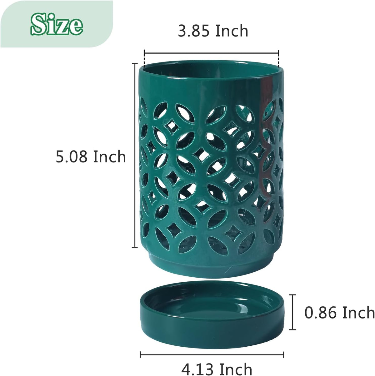 Orchid Pot 4 Inch, Orchid Pots with Holes & Saucers for Repotting, Breathable Slotted Orchid Pots