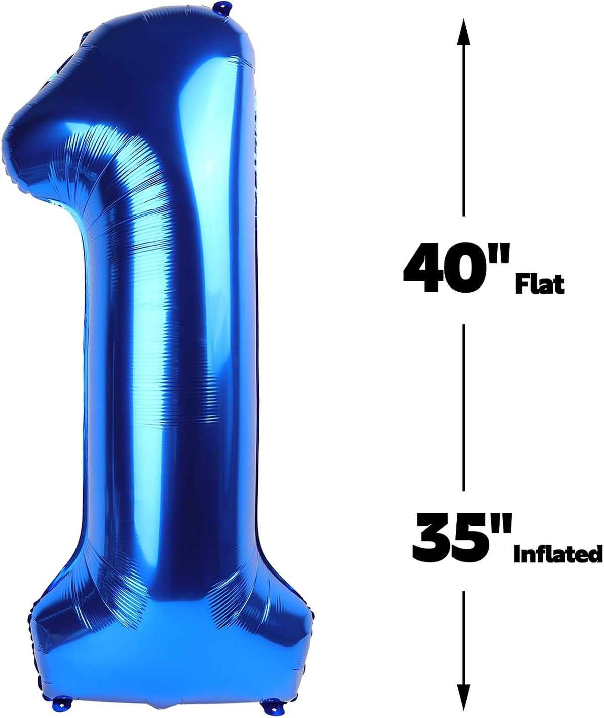 Giant Navy Blue 10 Balloon Number 40 Inch, 10 Number Balloons Birthday Supplies, 10 Year Old