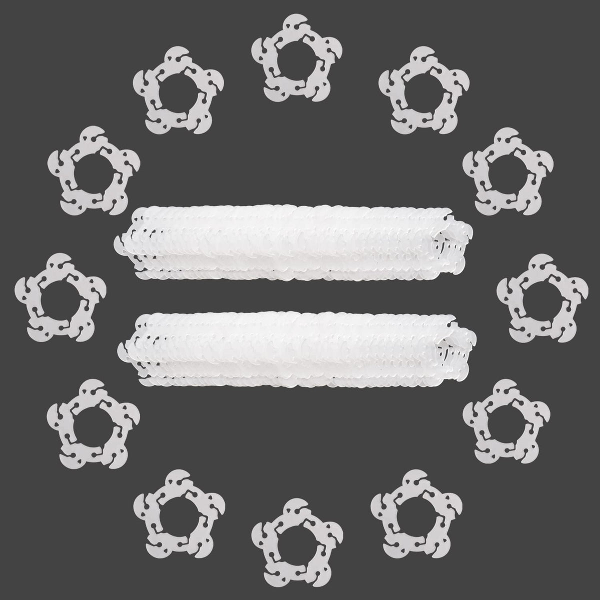 100PCS Balloon Arch Clips, Reusable Balloon Clips for Balloon Arch, Plastic Balloon Supplies for
