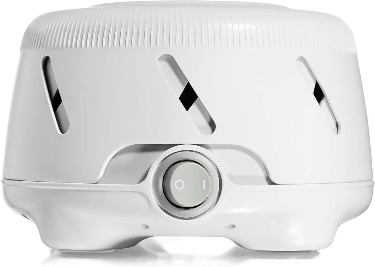 Yogasleep Dohm UNO White Noise Sound Machine (White) with Real Fan Inside for Non-Looping White