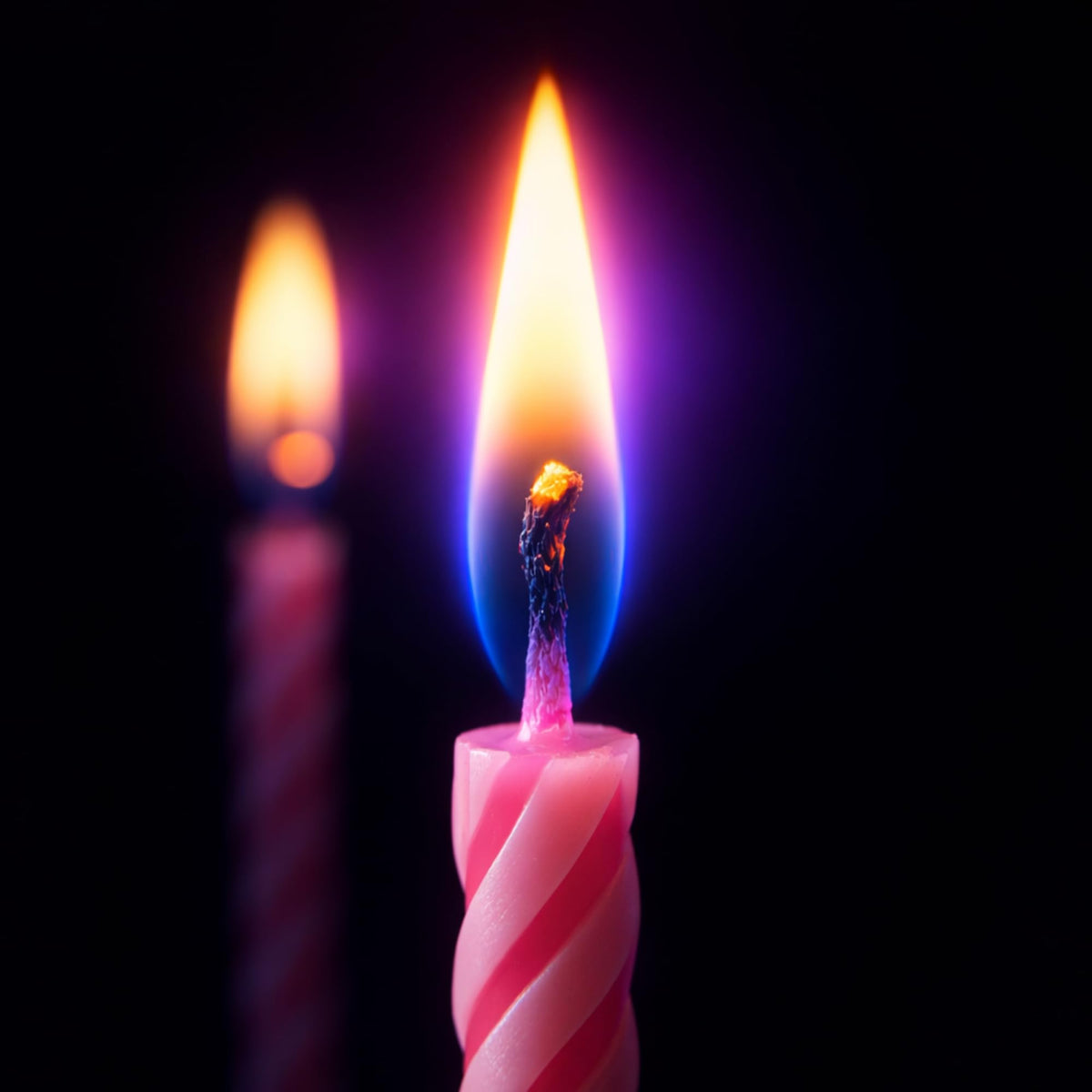 144 Count Birthday Candles Bulk – Birthday Candles for Cake, Mixed Colors Spiral Candles, Unscented