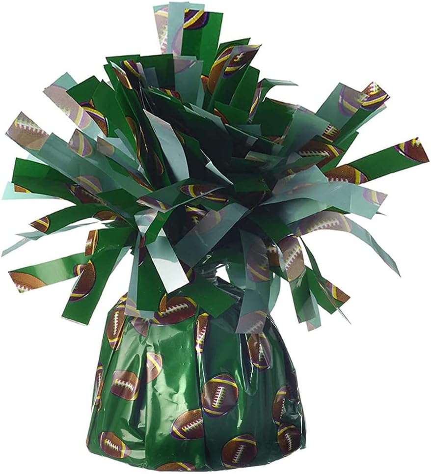 PMU Football Kisses Balloon Weights - Decorative Balloon Weight for Christmas, Thanksgiving