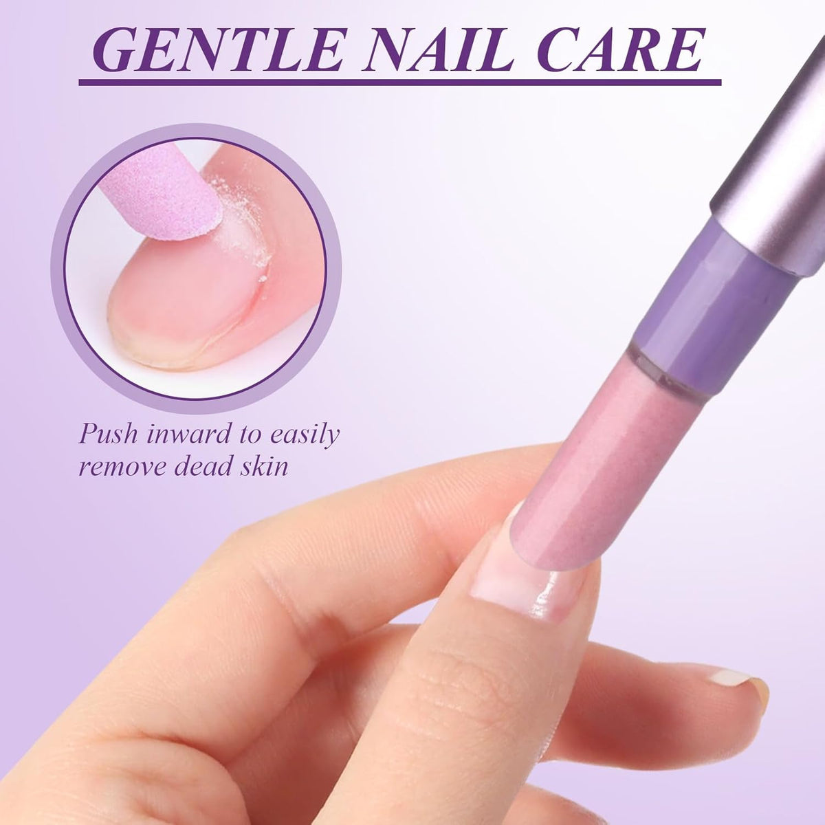3-in-1 Cuticle Oil Pen, Cuticle Pusher Nail Oil Pen with Rotating Design, Nail Care Pen, Nail