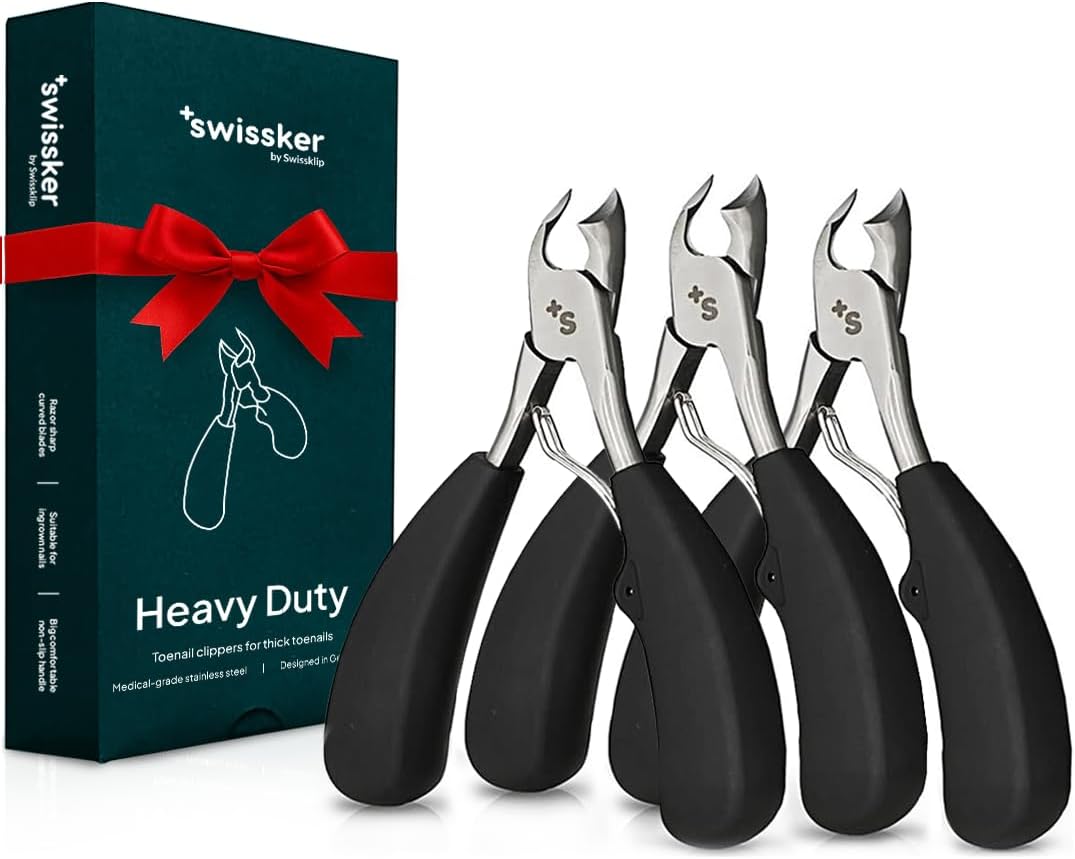 Swissklip Toenail Clippers I Heavy Duty Toe Nail Clippers I Toenail Clippers for Thick Nails I