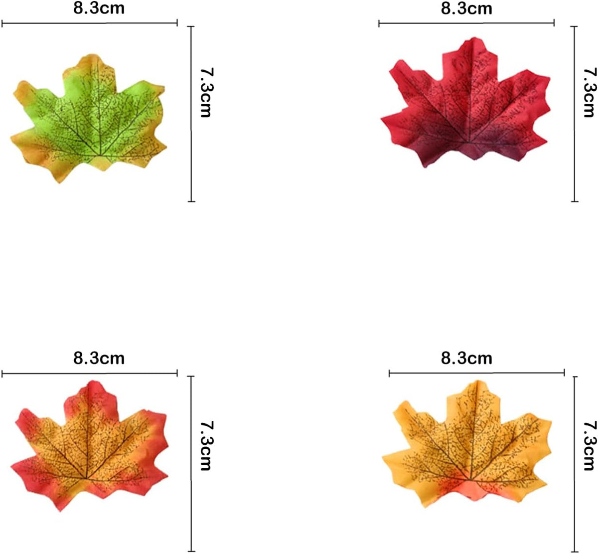 Maple Leaves Confetti,200pcs Fall Leaves Party Table Decorations Scatter Foil Confetti for Autumn