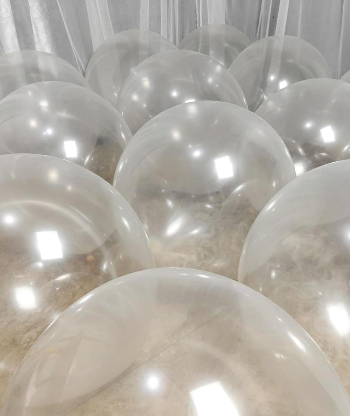 90 Pack Clear Balloons 18 Inch Clear Balloon - Stunning and Versatile Decorations for Any Occasion