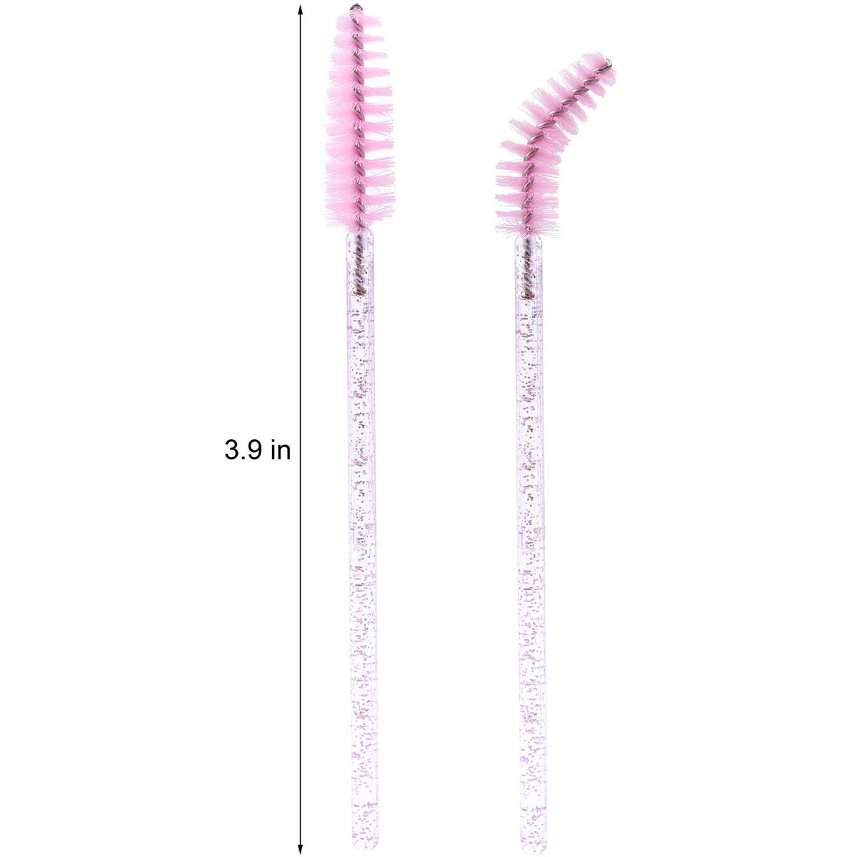 Tbestmax 200 Disposable Eyelash Brush Mascara Wands Spoolies for Eye Lashes Extension Eyebrow and