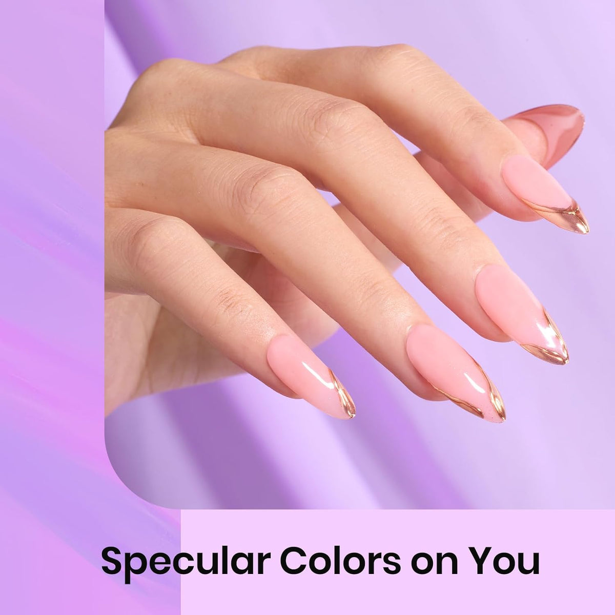 beetles Gel Polish 8 Colors Chrome Powder for Nails Pink Purple Blue Green Silver Golden Rainbow