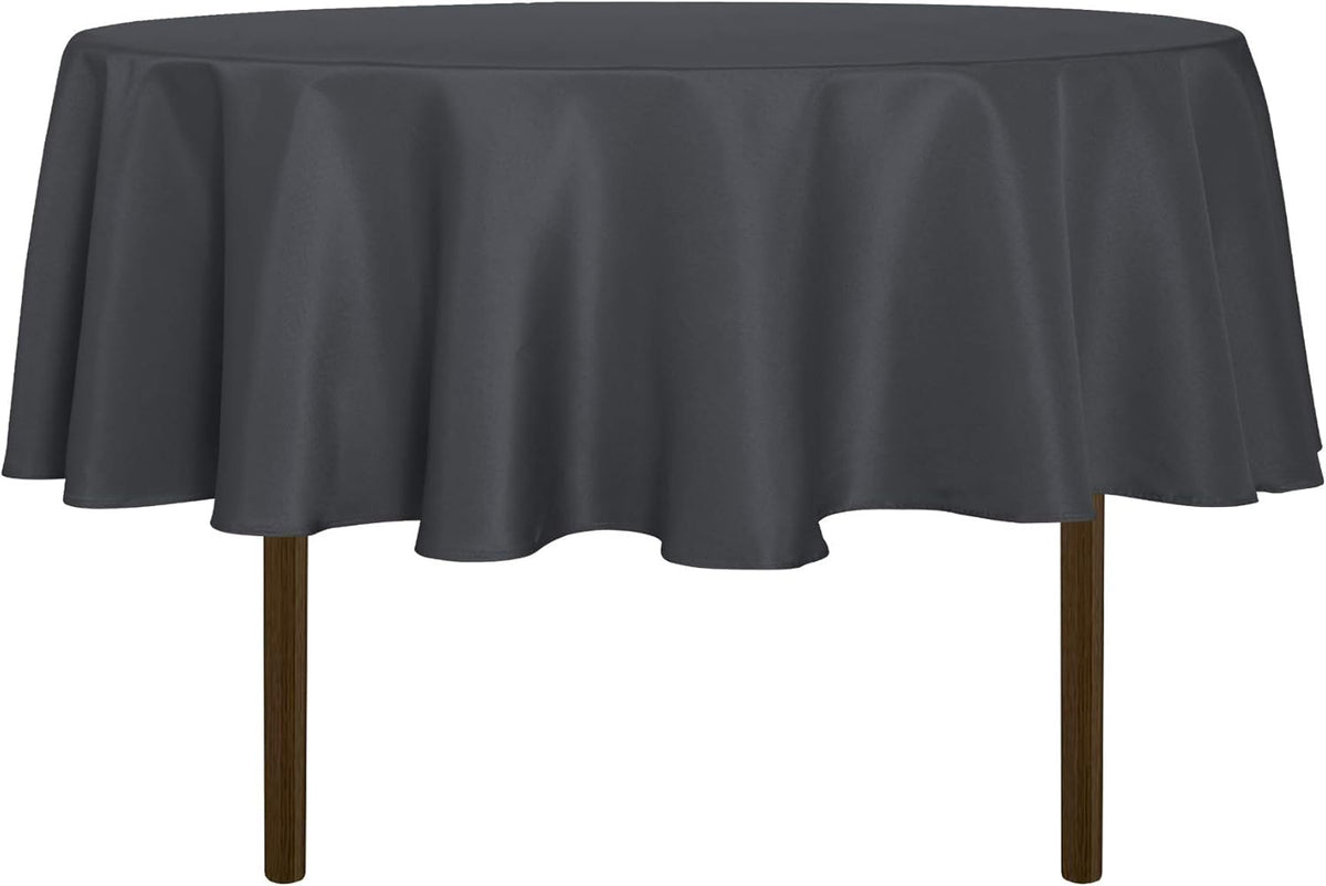 sancua Round Tablecloth - 70 Inch - Water Resistant Spill Proof Washable Polyester Table Cloth