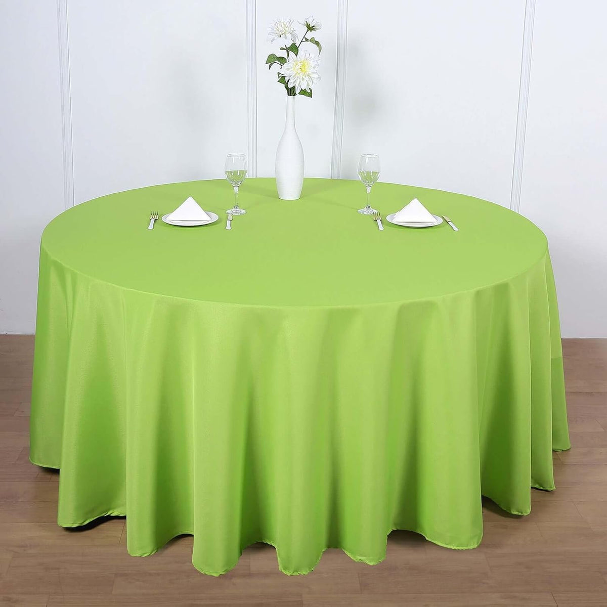 Efavormart Round Tablecloth, 120 Inch Stain & Wrinkle Resistant Washable Table Cloth, Decorative