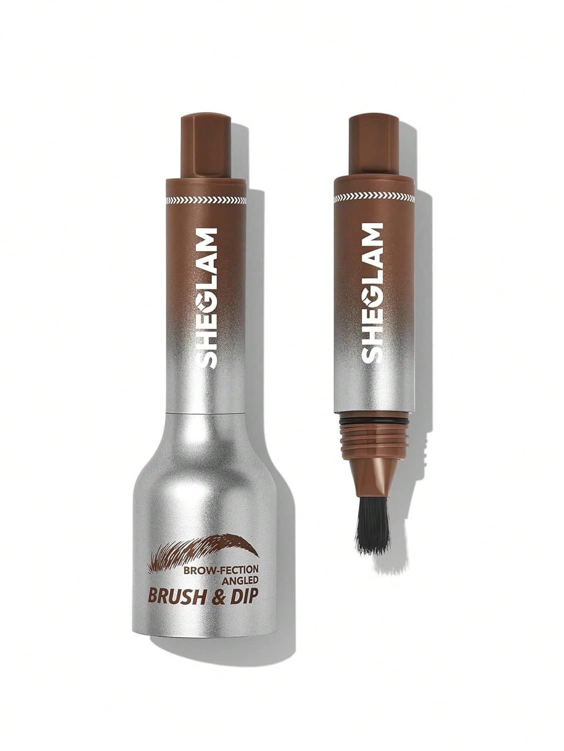 SHEGLAM Brow-Fection Angled Brush & Dip Upgraded Microblading Eyebrow Pen Long Lasting Waterproof