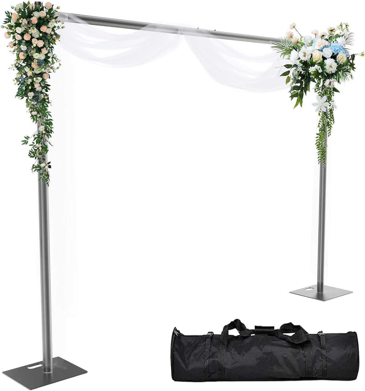 Pipe and Drape Backdrop Stand 8ftx10ft Adjustable Background Support System Heavy Duty Background