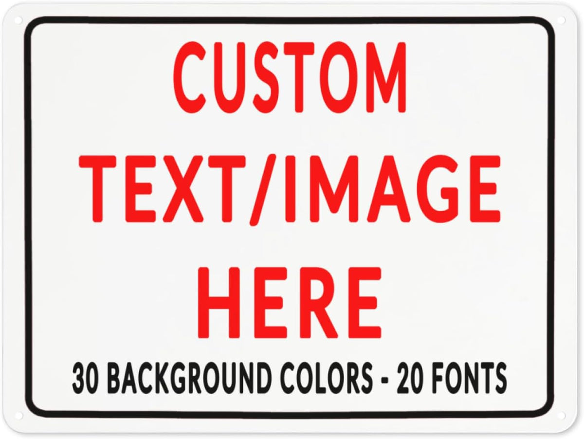 Custom Sign Personalized Custom Metal Sign, Customize For Office, Business, Workplace, Office