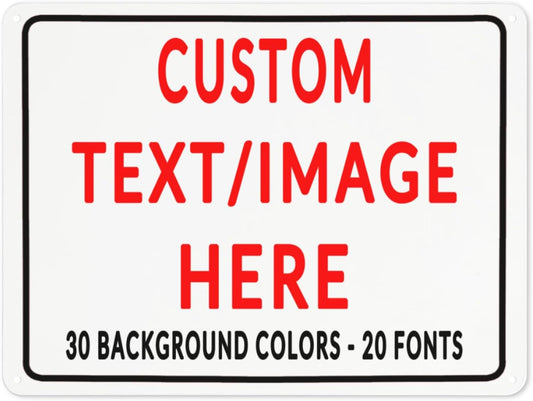 Custom Sign Personalized Custom Metal Sign, Customize For Office, Business, Workplace, Office