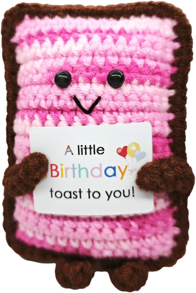Handmade Crochet Toast Bread-Adorable Gift for Food Lovers!Birthday Present for Bakers & Breakfast