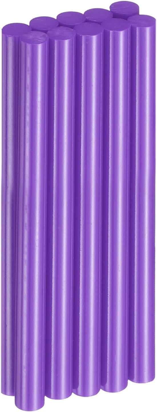 HARFINGTON 10pcs Hot Glue Sticks 0.43" Dia x 5.91" Long EVA Mini Hot Melt Adhesive Glue Stick for