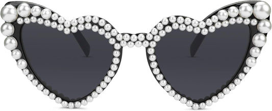 YOGFIT Heart Sunglasses for Women Fashion Classic Love Eye Protection Sunglasses Vintage Cute Heart