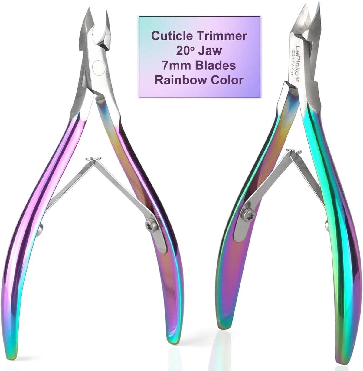 LePinko Professional Cuticle Trimmer kit, Super Sharp Dead Skin Clipper, Labor-saving Cuticula