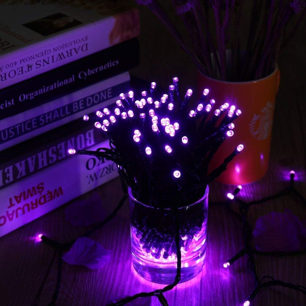 Toodour Solar Christmas Lights Outdoor, 2 Packs Total 144ft 400 LED Solar String Lights with 8