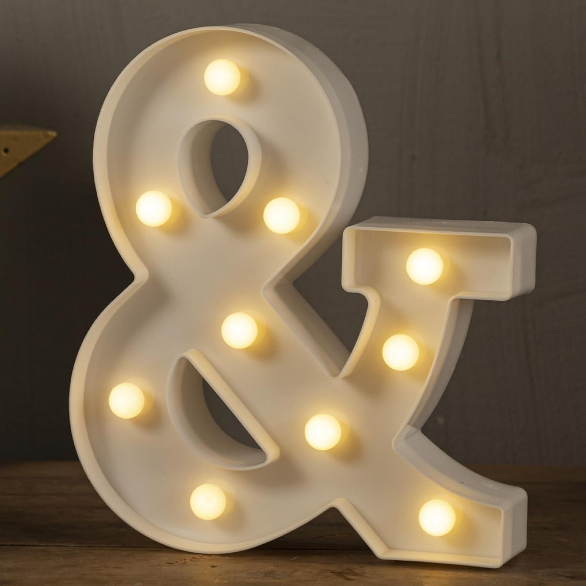 HXWEIYE Light Up Letters LED Marquee Sign 26 Alphabet and 10 Number Big Lights for Party Birthday