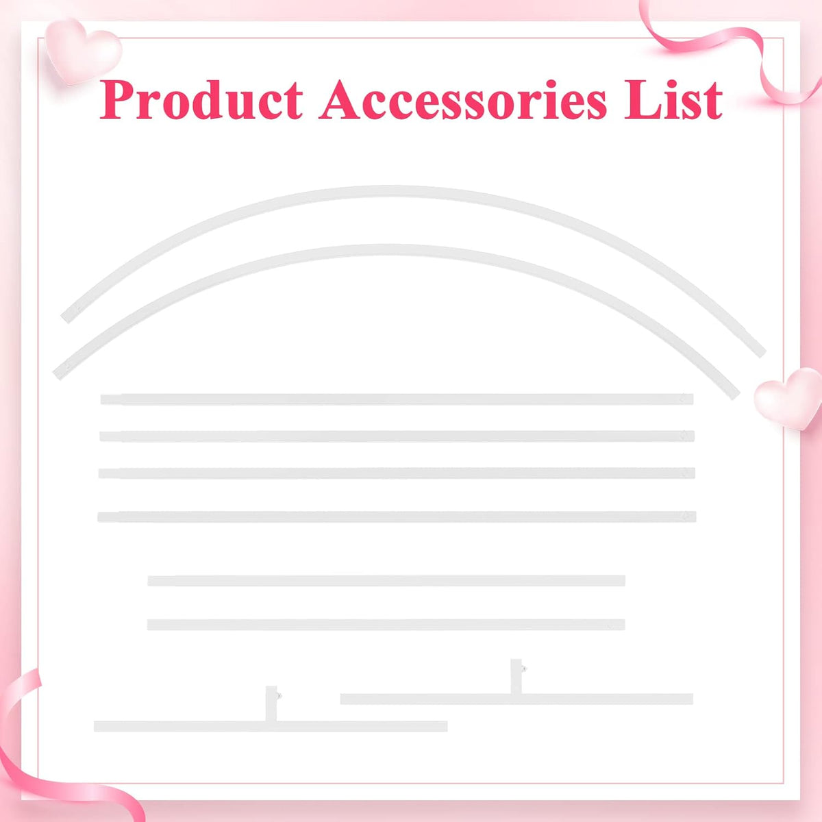 Wokceer Wedding Arch Backdrop Stand 8 FT Metal Arch Backdrop Stand for Wedding Ceremony Birthday
