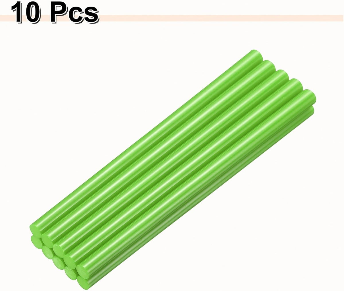 HARFINGTON 10pcs Hot Glue Sticks 0.43" Dia x 9.84" Long EVA Mini Hot Melt Adhesive Glue Stick for