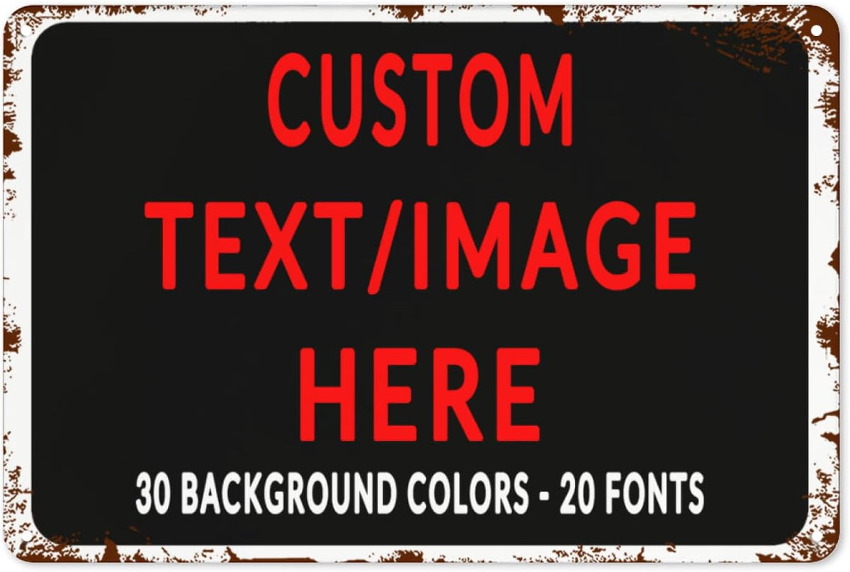 Custom Sign Personalized Custom Metal Sign, Customize For Office, Business, Workplace, Office